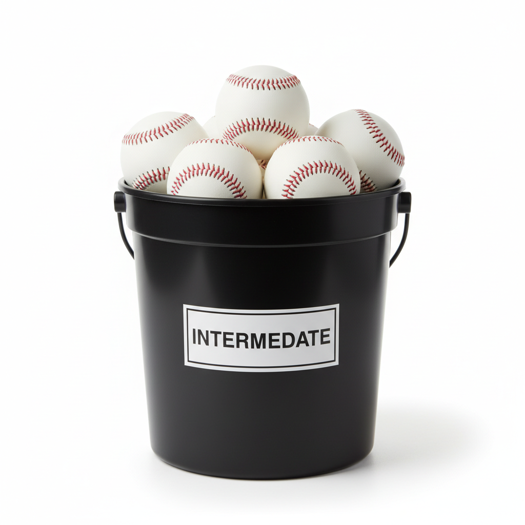 High School Baseball Bucket (Intermediate)